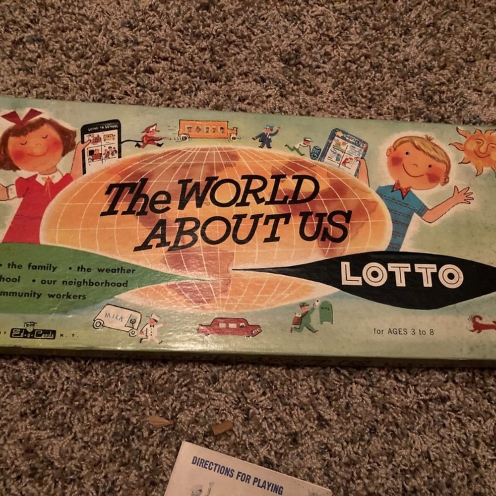 Vintage The World About Us Game